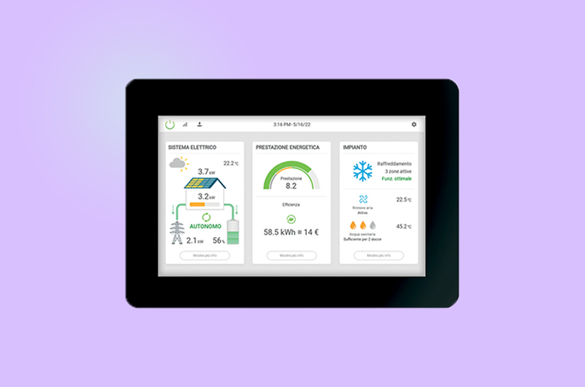 CONTROL4 NRG assistente per il comfort e l'energia per una gestione intelligente dell'impianto