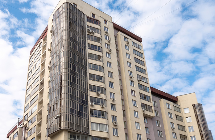 Edificio di JSC Mostostroy-11 in Russia, climatizzato con 3 unità esterne VRF MV6i-XMi di Clivet.
